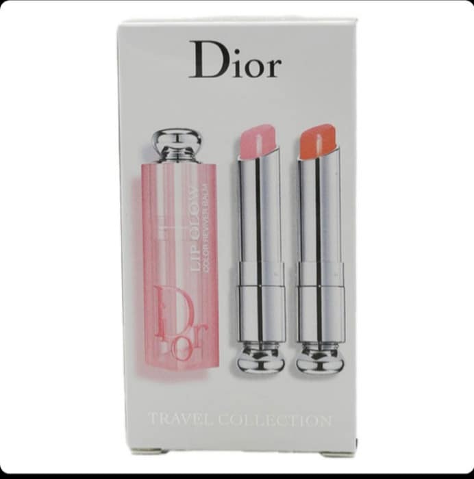 ست لیپ بالم دو عددی دیور (Dior) مدل Addict Lip Glow – آبرسان و حجم‌دهنده ملایم
