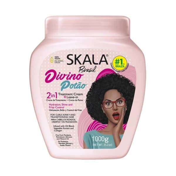 کرم مو و نرم‌کننده اسکالا مدل Skala Expert Divino Potão 2 in 1 حجم ۱۰۰۰ گرم